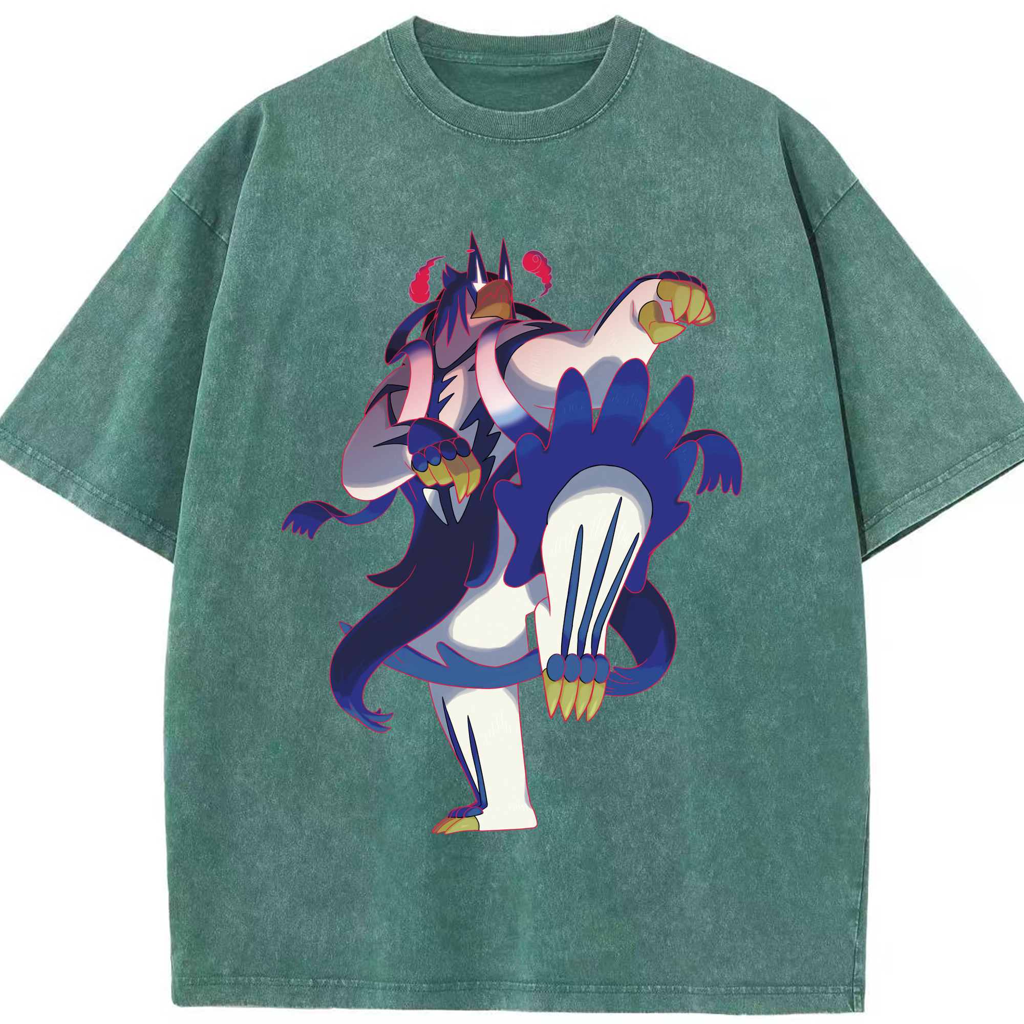 （画像用） ポケットモンスター Pokémon 綿100% ヴィンテージ風 半袖Tシャツ（フロントプリント）